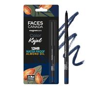 FACESCANADA Magneteyes Color Kajal - Blue Motivation 01, 0.30g Highly Pigmented Kohl, 12Hr Long Stay, Matte Finish, Single Stroke Glide, Waterproof & Smudgeproof, Almond Oil Enriched