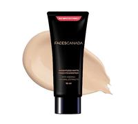 FACESCANADA Weightless Matte Finish Foundation - Medium Natural, 15ml Lightweight Natural Finish Anti-Ageing Non-Clog Pores Enriched With Olive Seed Oil, Grape Extract, Shea Butter