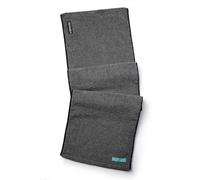 FACESOFT 2X Pro Charcoal Detox Sweat Towel - Double Activated Charcoal for Deeper Detox - Absorbent Cotton Exercise Towel - No Synthetic Microfibers - Sweat Towel for Gym and Sports - Beauty - 1 Pc