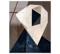 Faceted Form II Acrylic Print Modern Abstract Art by Art Remedy, Ready to Hang, 24 x 30
