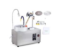 Faceting Machine, 180W Adjustable Speed Polishing Machine for Grinding and Polishing Rocks and Gems, Rotating Speed up to 2980RPM