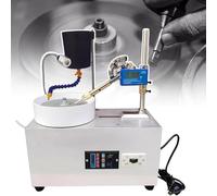 Faceting Machine for Gemstones, 180W Flat Lapidary Grinder with Digital Display for Rock Polishing and Jewelry Making
