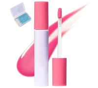 Facetlty Lips Staining Lip Oil, Lips Staining Long-Lasting Moisturizing Lip Oil,Lip Stain Sweet Waterproof,Non-sticky Lip Glow Makeup (05# Guava)