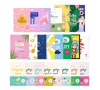 FaceTory 23 Sheet Mask Collection for Hydrating, Moisturizing, Radiance, Soothing