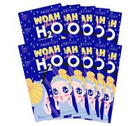 FACETORY Woah that H2O Hydrating 2-Step Hyaluronic Acid and Ceramide Sheet Mask - Soft Sheet Mask, For All Skin Types - Strengthening and Hydrating Face Mask (Pack of 10)