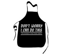 FaceYee Don't Worry I Can do this Funny Aprons Housewarming Gift for Her Cooking Baking Father's Day Color:Don't Worry I Can do this