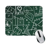FaceYee Green Chalkboard Mouse Pad Formulas Mouse Mat Math Science Mousepad Desk Accessories 240x200x4mm Color:Green Chalkboard