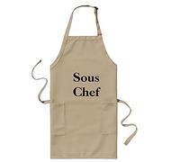 FaceYee Joke Aprons Sous Chef Long Apron Kitchen Hilarious Decor Chef Gift Color:Sous Chef