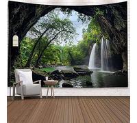 FaceYee Mountain Cave Nature Tapestry Wall Hanging Bedroom Wall Blanket Decor Tapestries Hang The Cloth 71X90.5Inch(180x230cm) Color:Mountain Cave