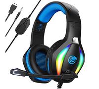 Fachixy FC100 Gaming Headset for PS4, PS5, PC, Xbox, Switch, Gamer Headset with Mic, Gaming Headphones with Microphone, Noise Cancelling Headphones with 3.5mm Jack