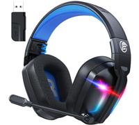 Fachixy Wireless Gaming Headset with Microphone for PS5, PS4, PC, Switch & Mac