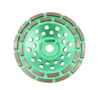 FACHLICH Concrete Diamond Grinding Cup Wheel - 7" 180mm Double Row Concrete Grinding Wheel for Concrete Granite Marble Masonry Brick