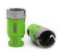 FACHLICH Diamond Core Drill Bit,2pcs Diameter 32mm Thread M14,Vacuum Brazed Dry Wet Hole Saw for Porcelain Tile,Granite,Marble,Concrete,Masonry,Brick