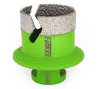 FACHLICH Diamond Core Drill Bit 45MM Porcelain Tile Hole Saw M14 Thread Sink Washbasin Drain Hole Opener for Marble Ceramic Tile Granite