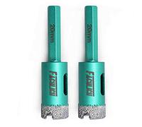 FACHLICH Diamond Core Drill Bits 20mm 2PK Porcelain Hole Saw with Hex Shank for Granite Marble Tile Porcelain Ceramic Hard Materials