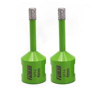 FACHLICH Diamond Core Drill Bits 6mm Tile Hole Saw 2pcs Vacuum Brazed for Porcelain Tile Ceramic Granite Marble