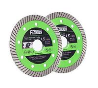 FACHLICH Diamond Cutting Discs 115mm 2PK Porcelain Saw Blades for Dry Cutting Ceramic Tile Porcelain Granite