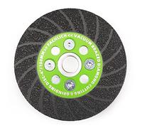 FACHLICH Diamond Cutting Grinding Disc,100mm Double Sided for Beveling,Small Cuts,Grinding,Rounding Shaping Edges/Corners of Porcelain
