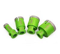 FACHLICH Diamond Drill Core Bits Set 20/35/40/50mm Tile Hole Saw Kit Vacuum Brazed M14 Connection for Tile Porcelain Granite Marble