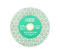 FACHLICH Diamond Tile Cutting Disc 115mm Cut off Wheel for Cutting and Grinding Porcelain Ceramic Tile Marble Artificial Stone