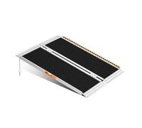 FACHNUO 3FT Wheelchair Ramp 362KG Heavy-Duty Aluminum Folding Ramp with Anti-Slip Hinges for Scooters, Stairs, Vehicles, Trolleys and Baby Strollers