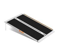 FACHNUO TOOL Wheelchair Ramp 3ft Anti-Slip Aluminum Folding Portable Ramp for Home 362KG Capacity