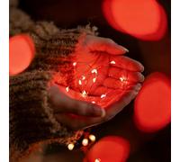 FACHOI Fairy Lights LED String Lights Battery Operated for Bedroom Party Wedding Christmas Decorations F1-YXCD (1, Red)