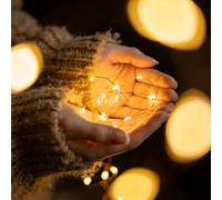 FACHOI Fairy Lights LED String Lights Battery Operated for Bedroom Party Wedding Christmas Decorations F1-YXCD (1, Warm)