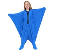 FACHOI Full-Body Wrap Body Sox, Sensory Stretchy Body Sock, Full-Body Wrap Stretchy Body Sox, Sensory Body Sock for Kids to Relax and Focus F6-GGRTW (Blue-M)