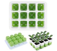 FACHOI Seed Trays, Silicone Seed Tray for Seedlings Reusable Seedling Starter Growing Trays Propagation for Plant Germination Trays Greenhouse & Gardens F4-YMP