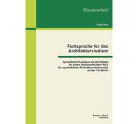 Fachsprache fur das Architekturstudium: Sprachb. Pan<|