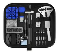 FACIACC 190PCS Watch Repair Tool Kit,【Combination Version】Professional Watch Tool Set for Watch Link and Back Removal, Watch Strap Adjustment, Battery Replacement, Watch Case Opener with Carrying Case