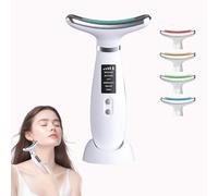 Facial and Neck Massager, Skin Care,Face Sculptor Tool for Anti-Aging,Skin Face Lift and Tightens Sagging Skin for a Radiant Appearance,Ice and Heat Compress Neck Massager (White)