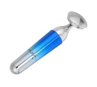 Facial and Neck Massager with Temperature Therapy and Soothing Massage | Plastic Material, Battery Powered with 1 X Aa, for Travel and Post-cleansing Care, Gentle on Eye Area Skin