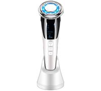Facial Beauty Device, Hot And Cold Photon Introduction Instrument, EMS Micro Current Face Massager, 7 in 1 Home Cleansing Lifting Tightening Anti-Wrinkle Rejuvenation Skin Care Machine (White)