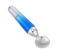 Facial Beauty Instrument for Face and Neck Massage, One-Hand | Plastic Body, Aa Battery Powered, Lightweight Design, for Night Skincare Routine and Business Trips
