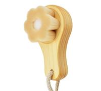 Facial Brush Cleansing - Facial Wash Brush | Facial Cleansing Brush, Facial Cleanser, Plum Flower Shape, Facial Scrubber For Women, Soft Bristles, Exfoliation Tool