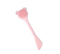 Facial Brush for Women, Cleansing Brush Silicon, Manual Facial Cleanser, Gently Lifts Dirt Oil, Reusable and Easy to Rinse, 18.5x5x1.5cm, for All Skin Types