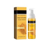 Facial Care Products Teenager Girls Soothing, Clear Facial Cleanser with Soothing and Soothing Effect. Gentle Face Wash for Blemish-Prone (Yellow, One Size)