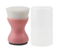 Facial Cleaning Brush - Silicone Cleaning Tool Double Ended 7.1 cm - Brushes for Face Washing, Shower, Home, Bath, Travel, Holiday, Hotel, Daily Night Morning, Work