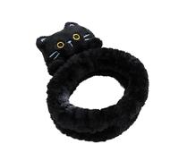 Facial Cleansing Band - Cute Plush Cat Band | Non-Slip Band for Make Up and Skin Care, Design with Cat Ears, Ideal for Face and Washing Spa