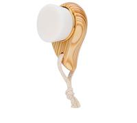 Facial Cleansing Brush, Face Scrubber Brush Wooden Handle Super Soft Fiber Face Cleaning Facial Care Washing Massager
