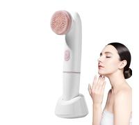 Facial Cleansing Brush, Facial Wash Tool | Electric Vibration Cleaning Brush - Facial Massager Ultrasonic Skin Care Tools with 2 Heads,