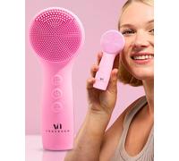 Facial Cleansing Brush - for Deep Cleansing, Gentle Exfoliating and Massaging - Waterproof and Rechargeable Face Cleanser Brush - Silicone Sonic Vibration Face Scrub Brush - Electric Face Washer