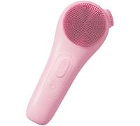 Facial Cleansing Brush, Rechargeable Heated Vibrating Face Brush with Gentle Silicone Bristles, Multi-Speed Electric Face Cleaner, IPX7 Waterproof for Deep Pore Cleansing, Pink