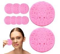 Facial Cleansing Sponge, Compressed Facial Sponge | Natural Skin Care Sponges for a Gentle | Makeup Remover, Cellulose Sponges for Spa Cosmetic Sponges