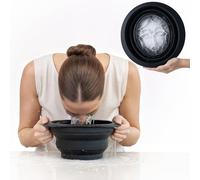 Facial Cold Plunge™ | Collapsible Silicone Bowl with Built-In Icetray for Ice Water Facials at Home | Portable Skincare - Facial Ice Therapy for Skin Tightening, Acne Relief & Anti-Inflammation