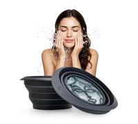 Facial Cold Plunge™ | Collapsible Silicone Bowl with Built-In Icetray for Ice Water Facials at Home | Portable Skincare - Facial Ice Therapy for Skin Tightening, Acne Relief & Anti-Inflammation