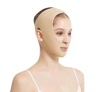 Facial Compression Mask, Post Surgery Face Wrap for Chin Lipo, Face Lift, Neck Lift Recovery, V-Line Face Slimming Strap(M)