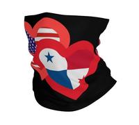 Facial Covering Hearts America And Panama Washable Polainas De Cuello Premium Bandana For Climbing Men Tennis